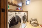 Fully equipped laundry room